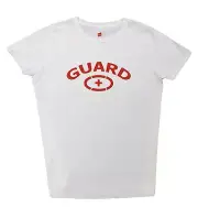 Adoretex Women's Guard T-Shirt Guard White Tee