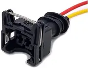 2 3 4 5Pin 3.5MM AMP Tyco Sealed Fuel Injector EV1 Car Connector Wire Harness Lgnition Coil Plug DJ7035-3.5-21 DJ7042Y-3.5-21 (Color : 2P Wire Harness, Size : 1 Set)