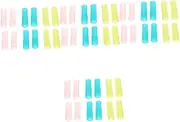 Healeved 4sets Nail Trimmer Handle Covers Cuticle Cover for Manicure Scissors Tweezers for Beauty Salons Home Travel 12pcs*4