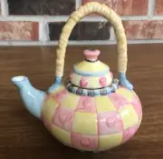 Sakura Debbie Mumm Handpainted Mini Teapot First Impressions
