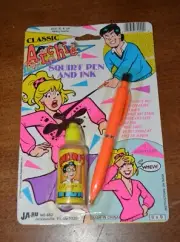 1991 JA-RU Archie Comics Toy CLASSIC ARCHIE SQUIRT PEN & INK NOS Betty Reggie