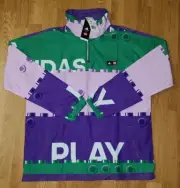 $90 Adidas Classic LEGO® Half-Zip Windbreaker Jacket HP0938 Kids Size XL NWT