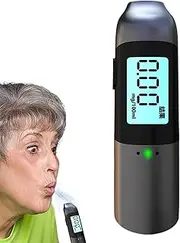 Breathalyzer Alcohol Tester - Portable Alcohol Tester | Digital Breathalyzer Without LED Display, Accurate Detection for Personal Use, Road Safety, Home, Parties, Drivers