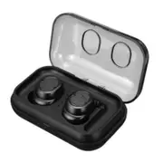 [bluetooth 5.0] True Wireless Sport Earbuds HiFi Stereo Earphone Touch Control Auto Pairing Headphones with Mic BLACK COLOR
