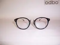 在飛比找Yahoo!奇摩拍賣優惠-光寶眼鏡城(台南)odbo Japan 復古圓形眼鏡*塑板面