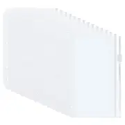 A6 Binder Pocket, 15 Pack PVC Zipper 6 Holes Binder Pouch, Clear