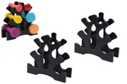 2pcs Dumbbell Storage Holder 3 Tier Tree Weights Organizer Rack Gym Hand Weight Stand