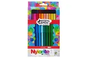 36x Texta Water-Based Nylorite Assorted Colours Writing Drawing Pens Markers