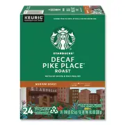 Starbucks Pike Place Decaf Coffee K-Cups , 24/Box