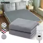 Electric Heated Blanket Automatic Thermostat Double Body Warmer Bed Mattress