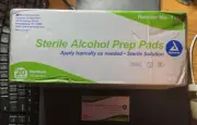 Dynarex Sterile Alchohol Prep Pads - 1 Case, 20 Boxes, 100 Per Box. #1114