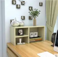 在飛比找Yahoo!奇摩拍賣優惠-『格倫雅』白楓木寬60深24高30cm簡約環保簡易書櫃托架桌