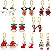 [Chanaiqw] Elk, deer head, gingerbread man, bell, cane, hat, Christmas stockings