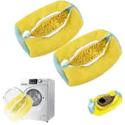 2024 Cotton Shoe Washing Bag Laundry Net Fluffy Fibers Easily Remove Dirt Anti-deformation -GSLA Gery 1pc