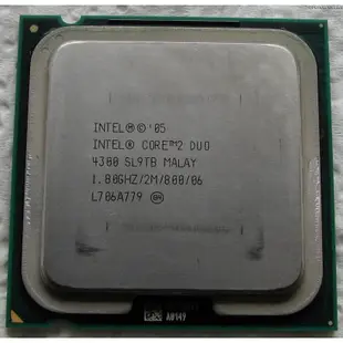 二手現貨！免運費！Intel cpu Core 2 Duo E4300 Socket 775腳位