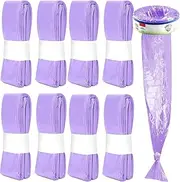 Nappy Bin Refill Bags Diaper Pail Refills Bag Diaper Bin Bags,4.5m Odor Blocking Diaper Pail Liner Cat Litter Refill Garbage Bags (8Pcs-Purple)