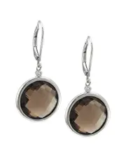 Silver 21.75 ct. tw. Diamond Earrings