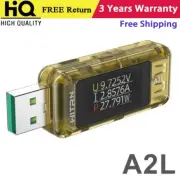 WITRN A2L USB Voltmeter and Ammeter Tester 8A 120W Mobile Phone Charge Detector
