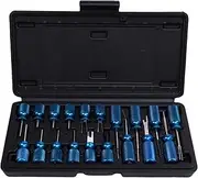 Terminal Removal Tool Kit, 19 Pcs Automotive Pin Extractor Set with Storage Box, Release Tool for Connector Terminal Disassembly, Wire Harness Repairs