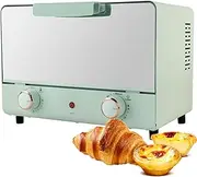 1000W Electric Mini Oven, 14L Convection Oven with 0-230 ℃ Adjustable Temperature and 60 Min Timer, Vertical Countertop Oven for Baking Cooking Roasting Grilling