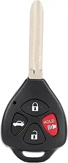 Remote Keyless Key Shell Case Fob 4 Buttons for Toyota Corolla Camry Matrix RAV4 2006-2010