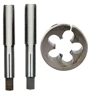 [AB Tools] 5/8" x 18 UNF Imperial Tap and Die Tungsten Steel Taper and Plug TD078_TD102