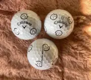 1 Sleeve Callaway Chrome Soft Truvis Promo Golf 3 Balls CRUMBL Cookies