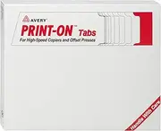 Avery Double Reverse Collated Dividers, Sheet Size 8.5 x 11 inches, White, 5-Tab Set, 30 Sets (20406)