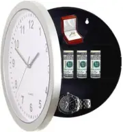 Real Clock Safe-Hidden Gun Clock Diversion Compartment Home Hiding Places Money