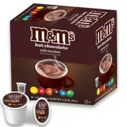 Milk Chocolate Single Serve M&M Hot Cocoa Pods 18 Count