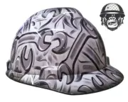 Custom Hydrographic Safety Hard Hat Mining Industrial - SPANNERS CAP