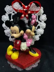 Mickey and Minnie Mouse Disney Wedding Cake Topper Precious Moment Groom Top