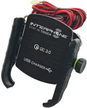 Interphone Crab Mount with USB charging, black One Size