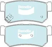 Bendix General CT Rear Brake Pad Set for Ssangyong Kyron 3.2L G32D Petrol 2008-2