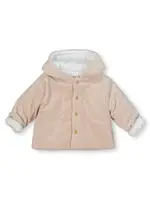 Baby Berry Velour Jacket, White, Size 6-12 months