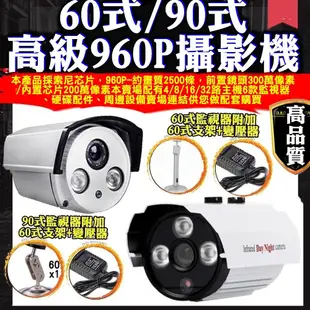 雲蓁小屋【60100/4/5-166 60式90式960P攝像機+腳架+變壓器(無】紅外攝影頭防水監視器鏡頭錄影機