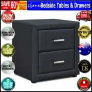 Artiss Bedside Tables Drawers Side Table Cabinet Nightstand Bedroom Furniture