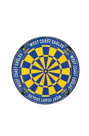 West Coast Eagles AFL Dartboard