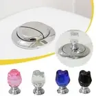 Universal Rose Flower Toilet Tank Button Crystal Cabinet Drawer Knob Toilet