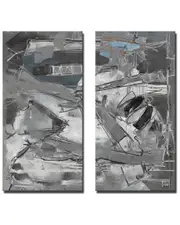 Ready2HangArt Inkd XLVI Wrapped Canvas Wall Art by Tristan Scott