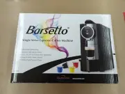 BARSETTO SINGLE SERVE EXPRESSO COFFEE MACHINE - BARSM1 - CAPSULE AUTO DROP