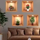 Removable Wall Mural DIY Potted Plant Decals Accessories Wall Art Home Decor