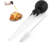 Turkey Baster With Cleaning Brush - Food Grade Syringe Baster