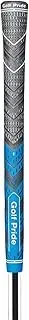 2 Pcs Blue MCC PLUS4 Midsize Golf Grip - Rubber and Cotton Thread Hybrid, 265 mm, 72g, Core 60