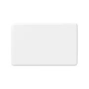 White X6 Blank Wall Plate Power Points Switches Cover 115x75mm AU NZ Standard