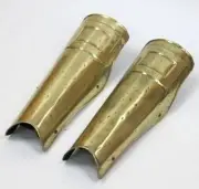 GREEK SPARTAN 300 SPARTANS Hoplite Warrior Brass GREAVES SHINGUARD LEG ARMOR New