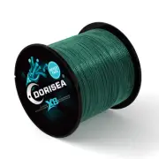 Dorisea Never Fade 8 Strands Green Braided Fishing line 100 300 500m 1000m 2000m
