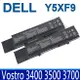 DELL Y5XF9 6芯 原廠規格 電池 CYDWV vostro V3400 V3500 V3700 series 7FJ92 04D3C 4JK6R 04GN0G 0TXWRR 0TY3P4