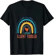 [X.Style] I Speak Fluent Toddler Baby Rainbow Cute ds758 T-Shirt (S)