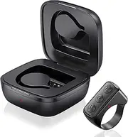 Bluetooth TikTok Remote Control Page Turner for iPhone Android Ipad for TikTok Video Watching Scrolling (Black)